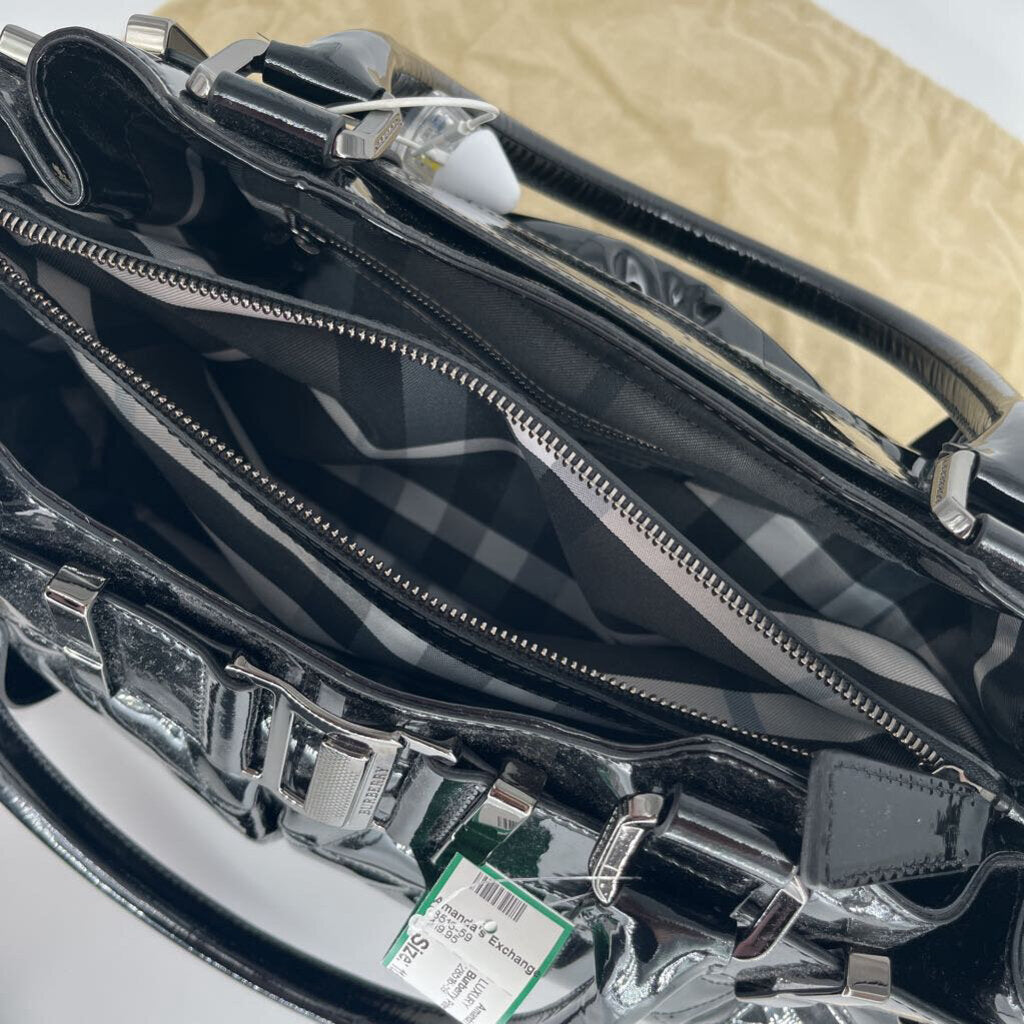 Burberry Patent Leahter Handbag