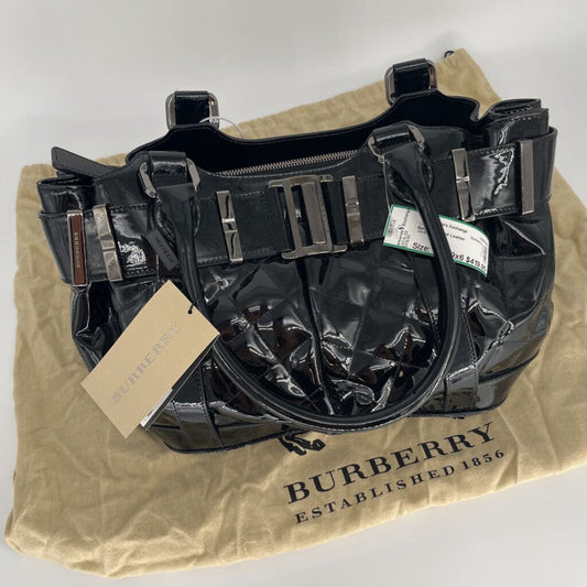 Burberry Patent Leahter Handbag