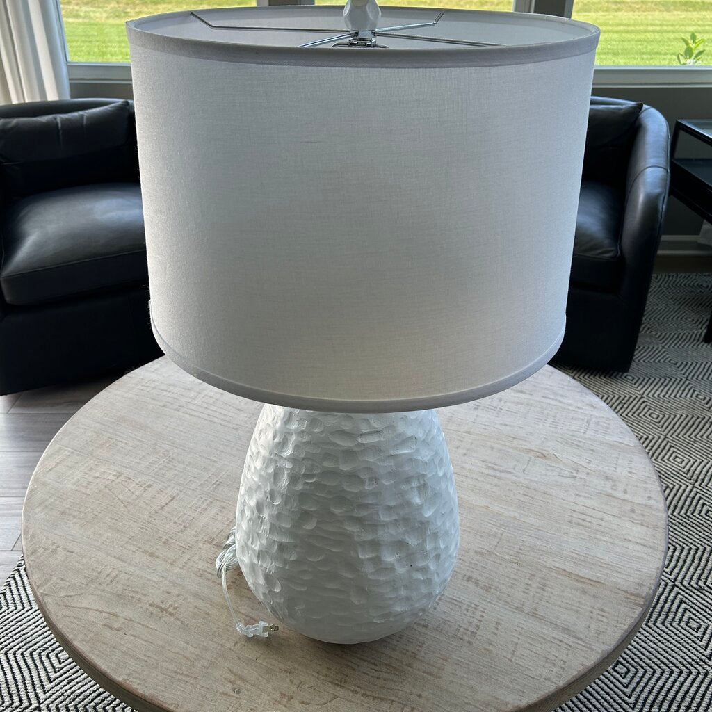 Wood Dimpled Base Vase