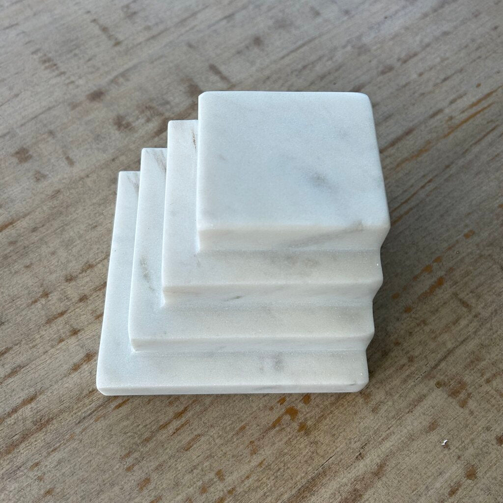Stacked Marble Bookend