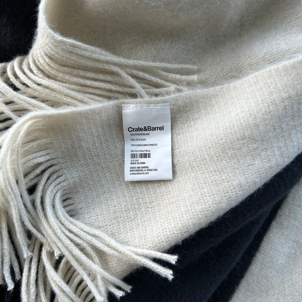 Crate & Barrel Throw Blanket