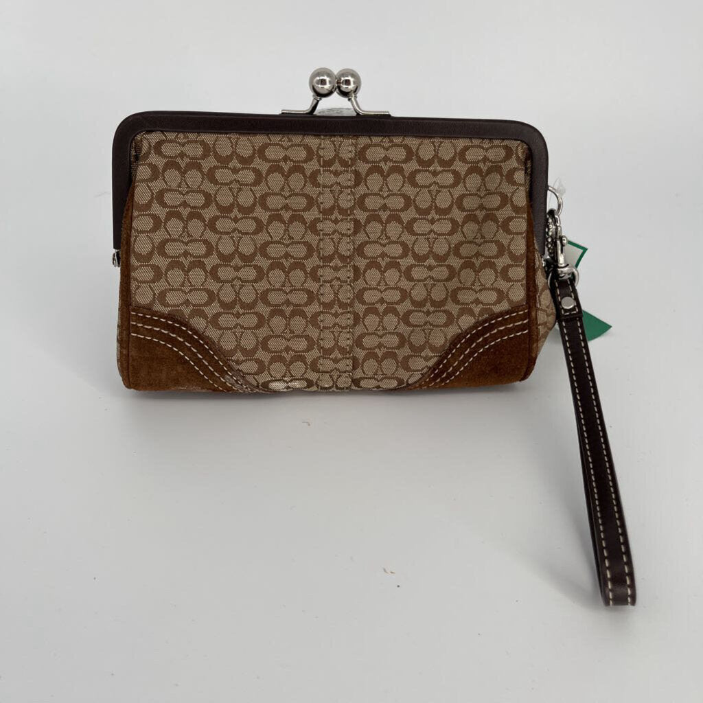 Coach Monogram Wristlet AS IS