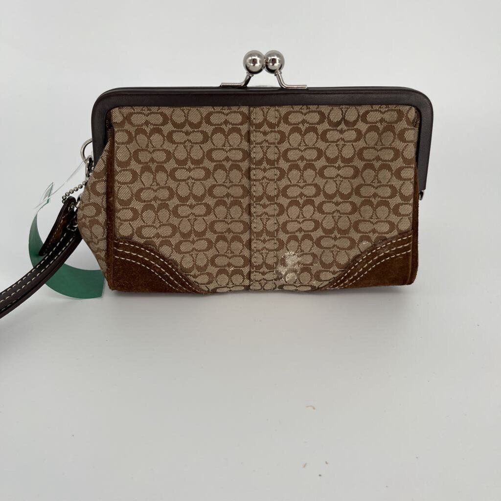Coach Monogram Wristlet AS IS