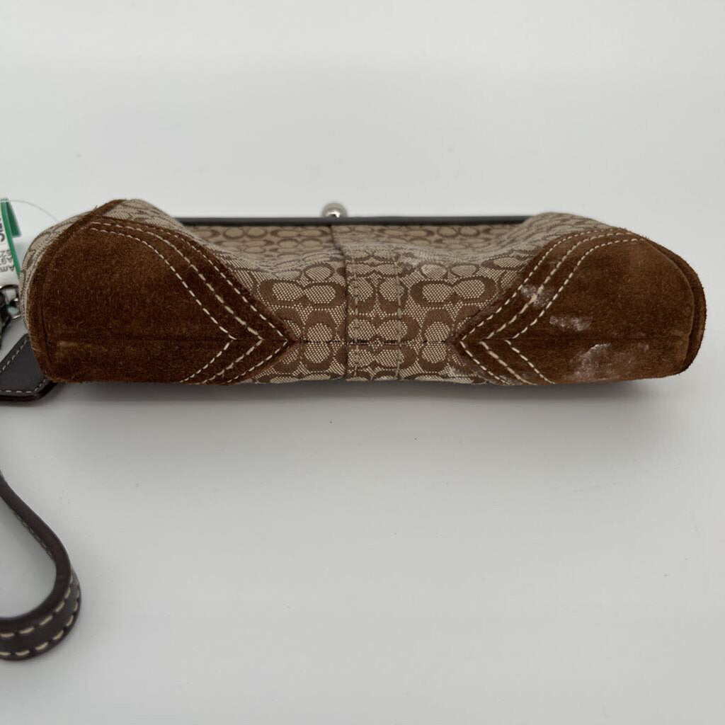 Coach Monogram Wristlet AS IS