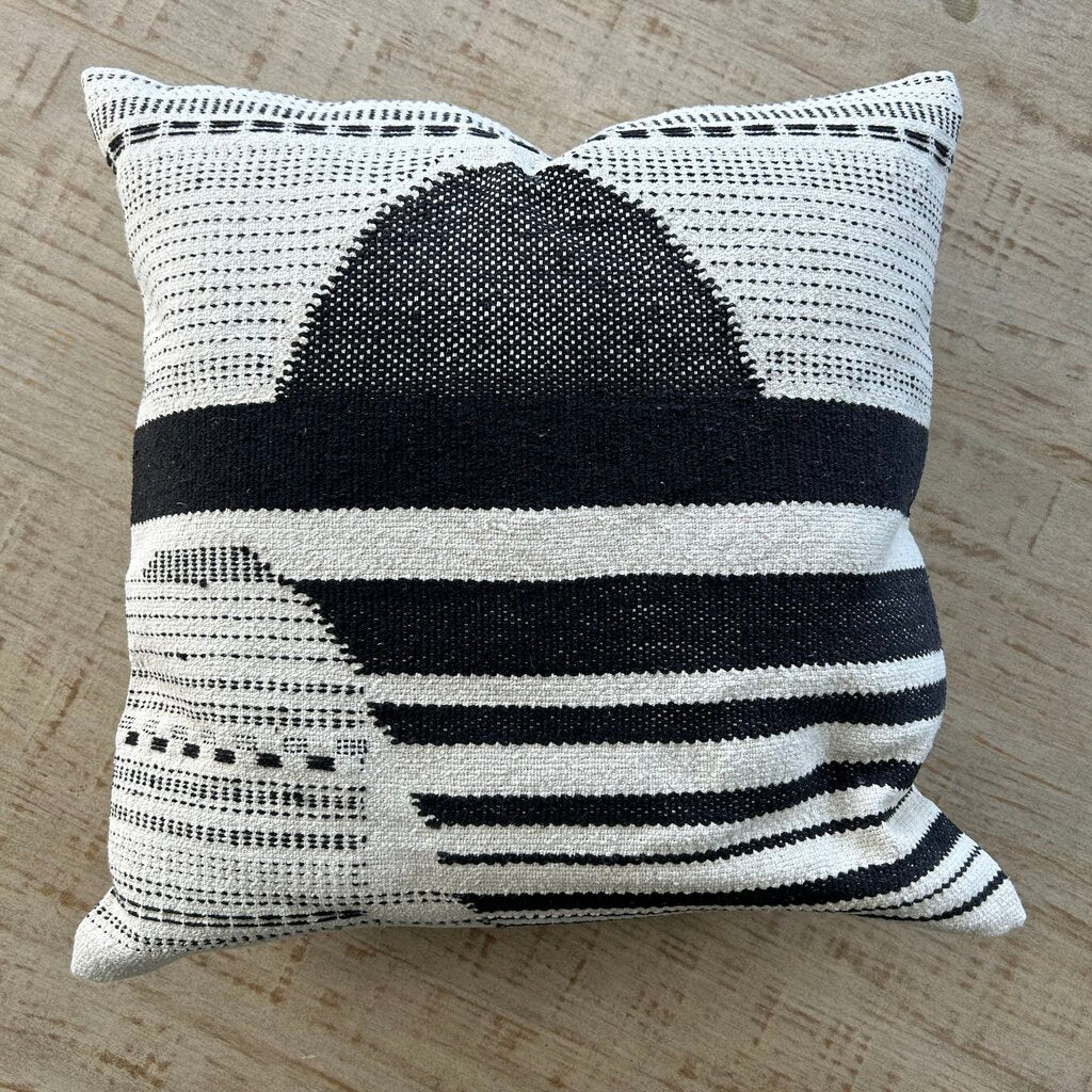 Striped Pillow with Down Insert