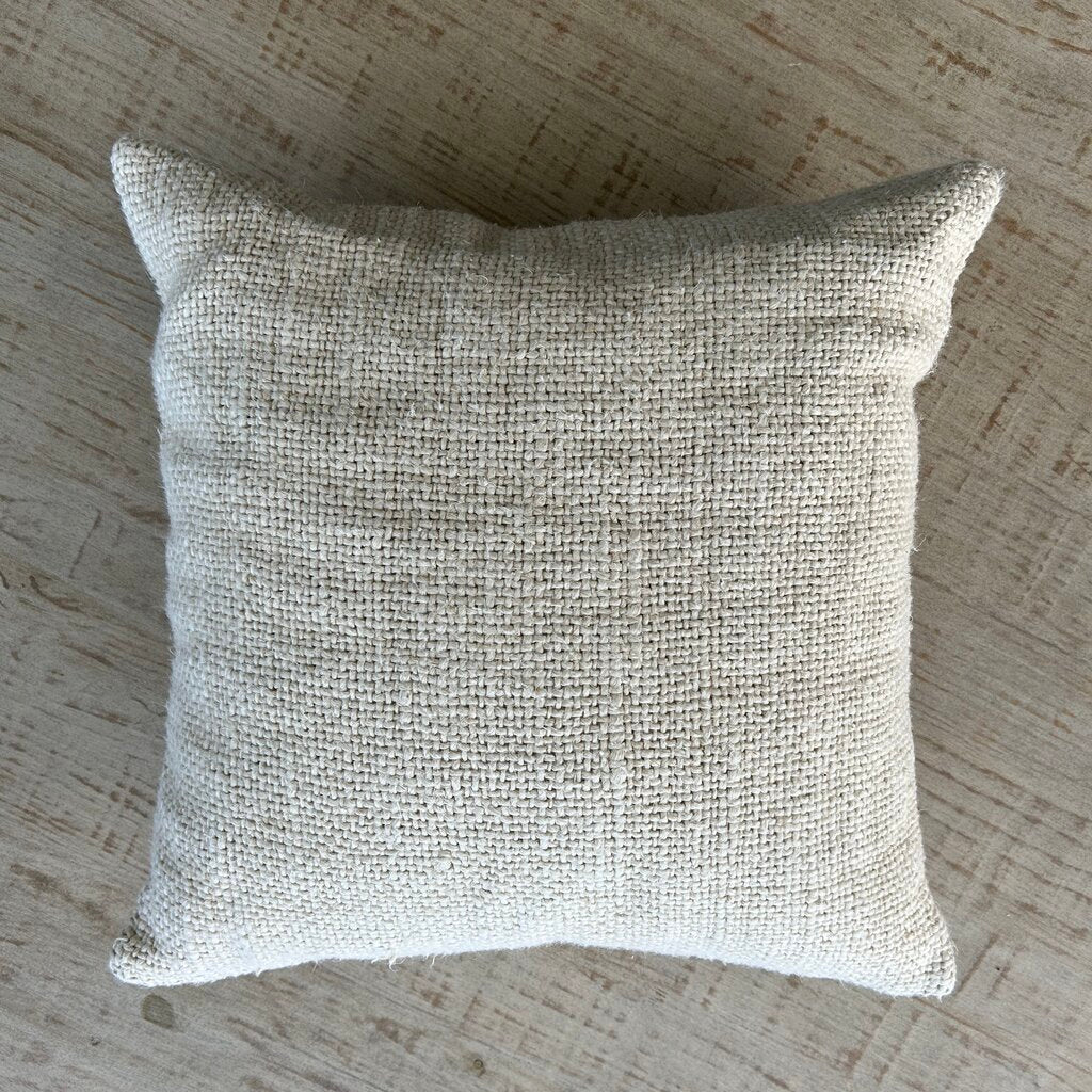 Woven Linen Throw Pillow