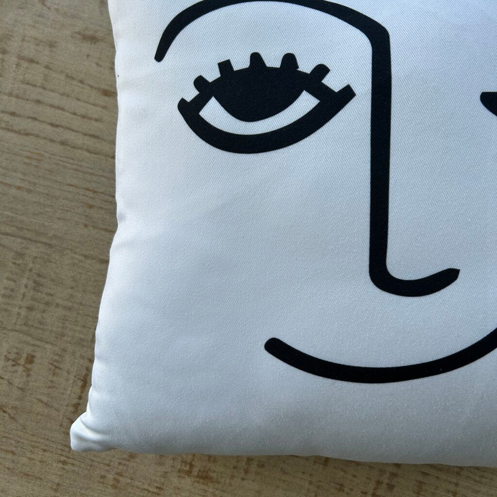 Winky Face Pillow