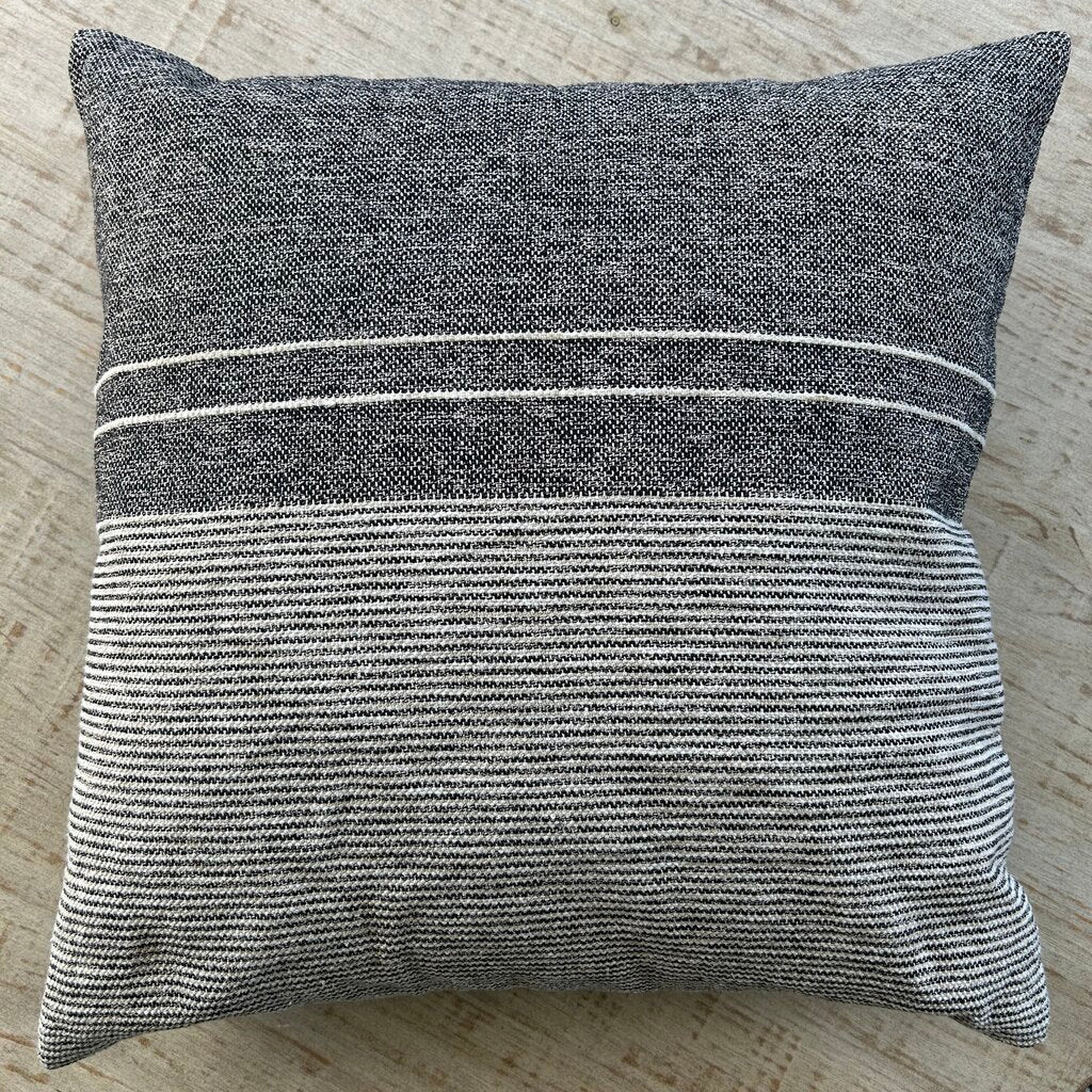 Textured Striped Pillow