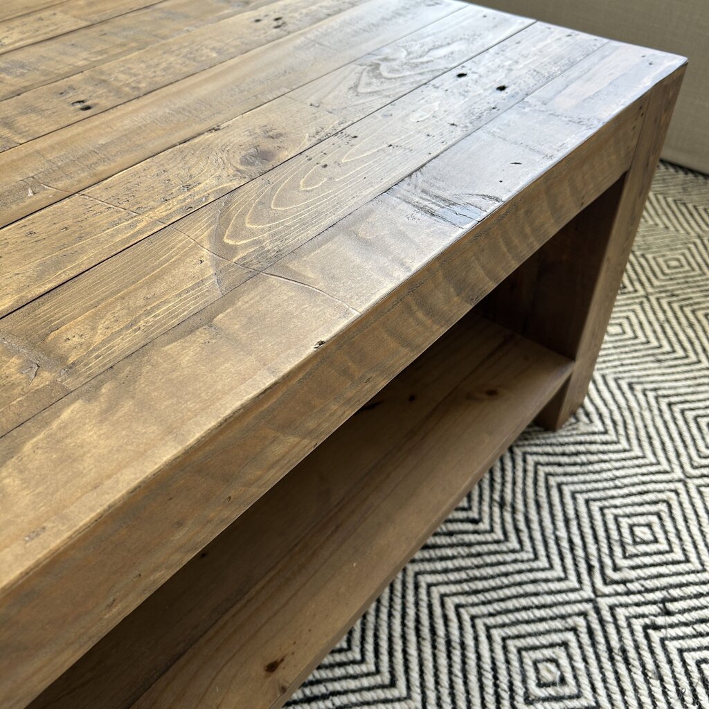 Four Hands Plank Coffee Table AS IS