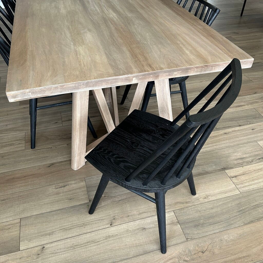 Mercana Dining Table & 6 Four Hands Chairs
