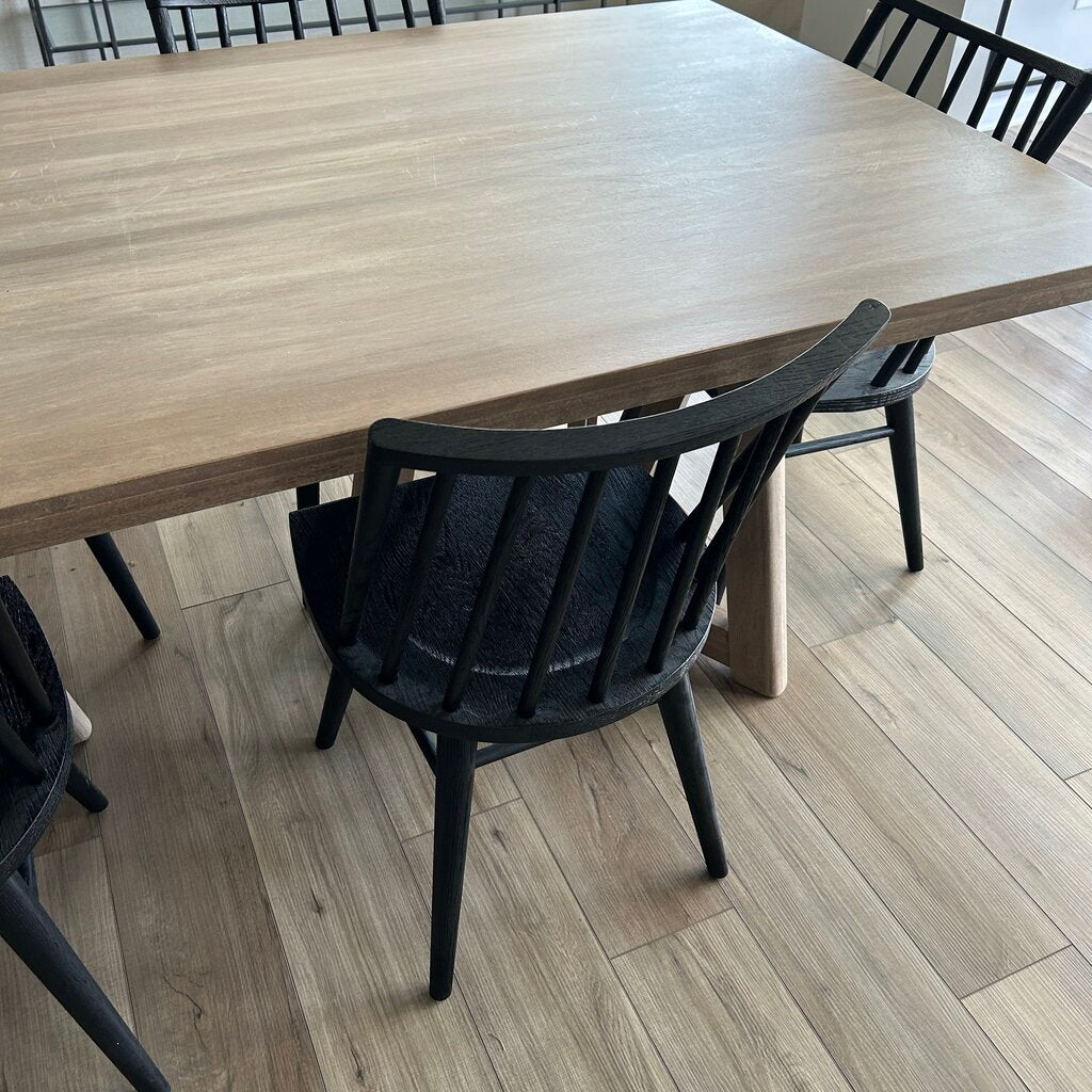 Mercana Dining Table & 6 Four Hands Chairs