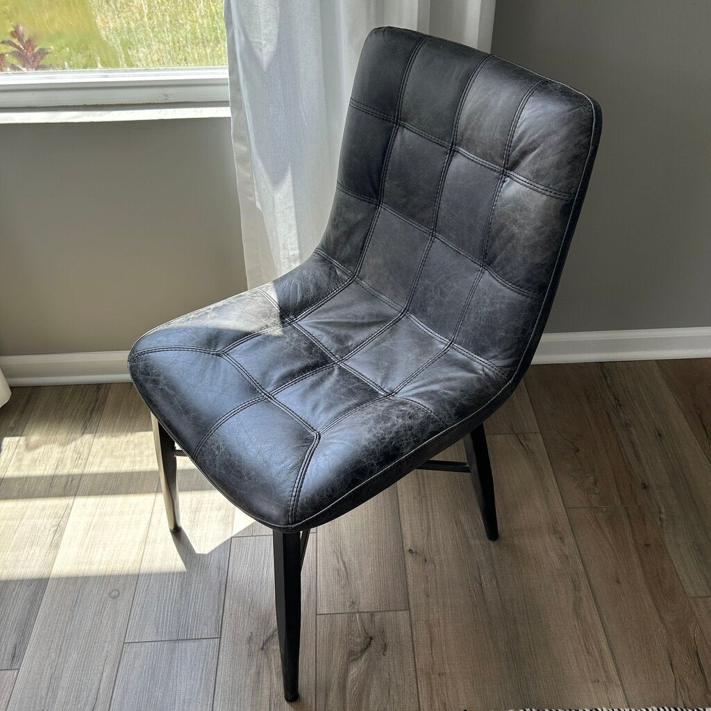 Mercana Faux Leather Patchwork Chair