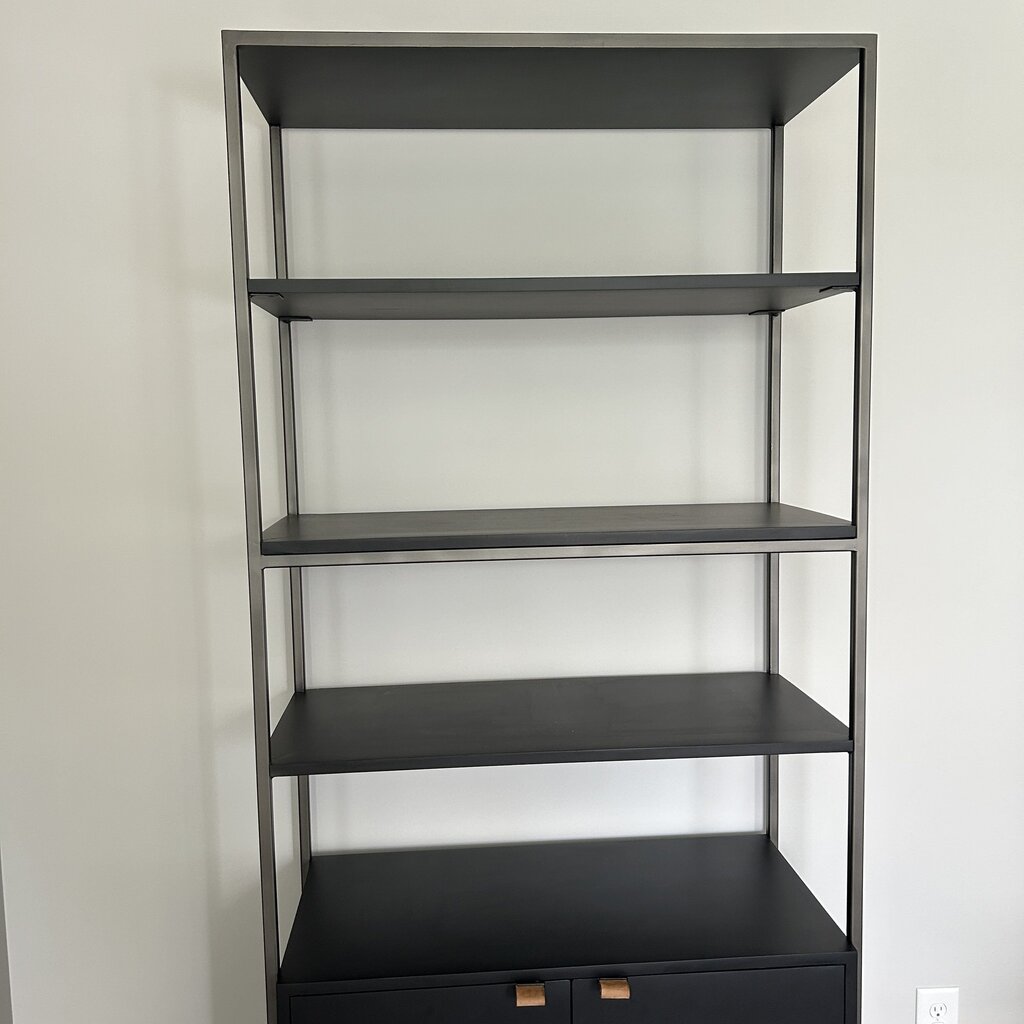 Four Hands Metal Bookshelf