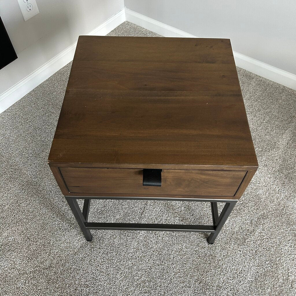 Four Hands Side Table with Drawer