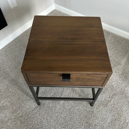 Four Hands Side Table with Drawer