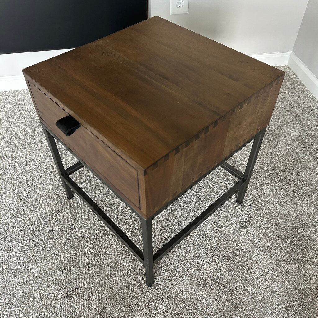 Four Hands Side Table with Drawer