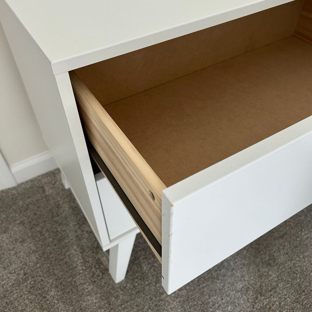 Laminate Nightstand with 2 Drawers