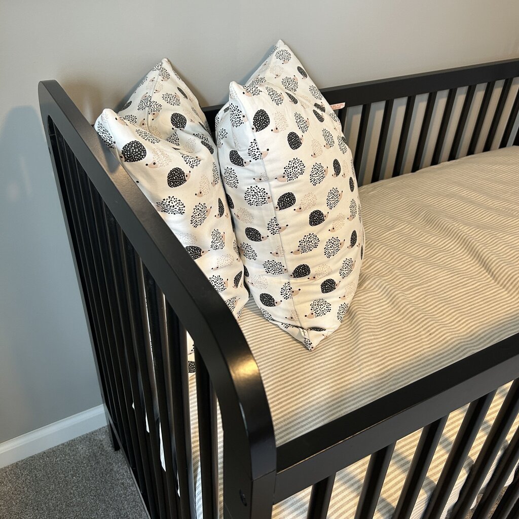 Crib with Mattress & 2 Pillows