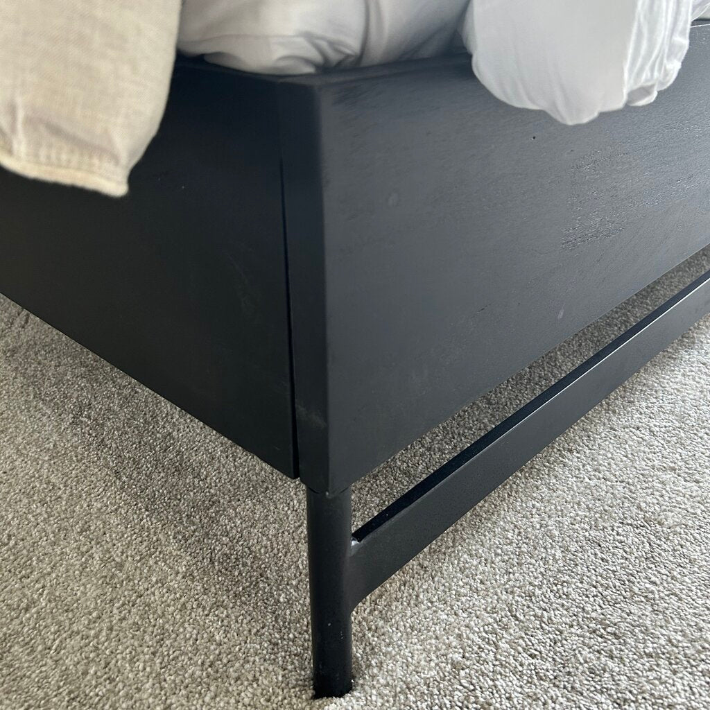 Four Hands King Bed, Mattress & Bedding