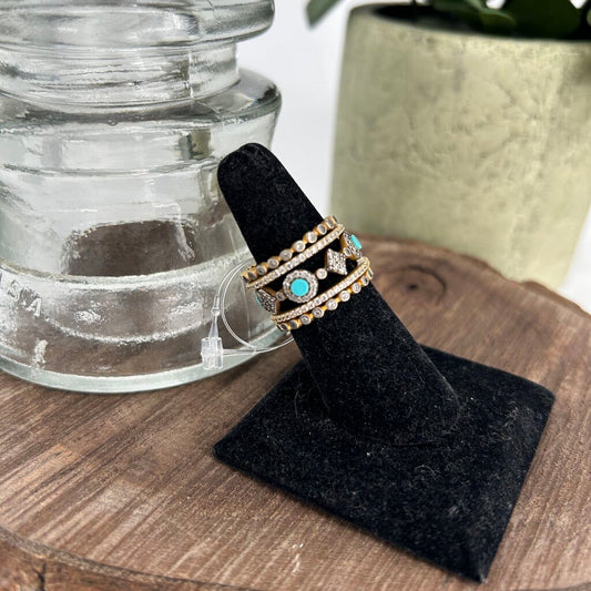 Frieda Rothman 5 Stack Ring Set