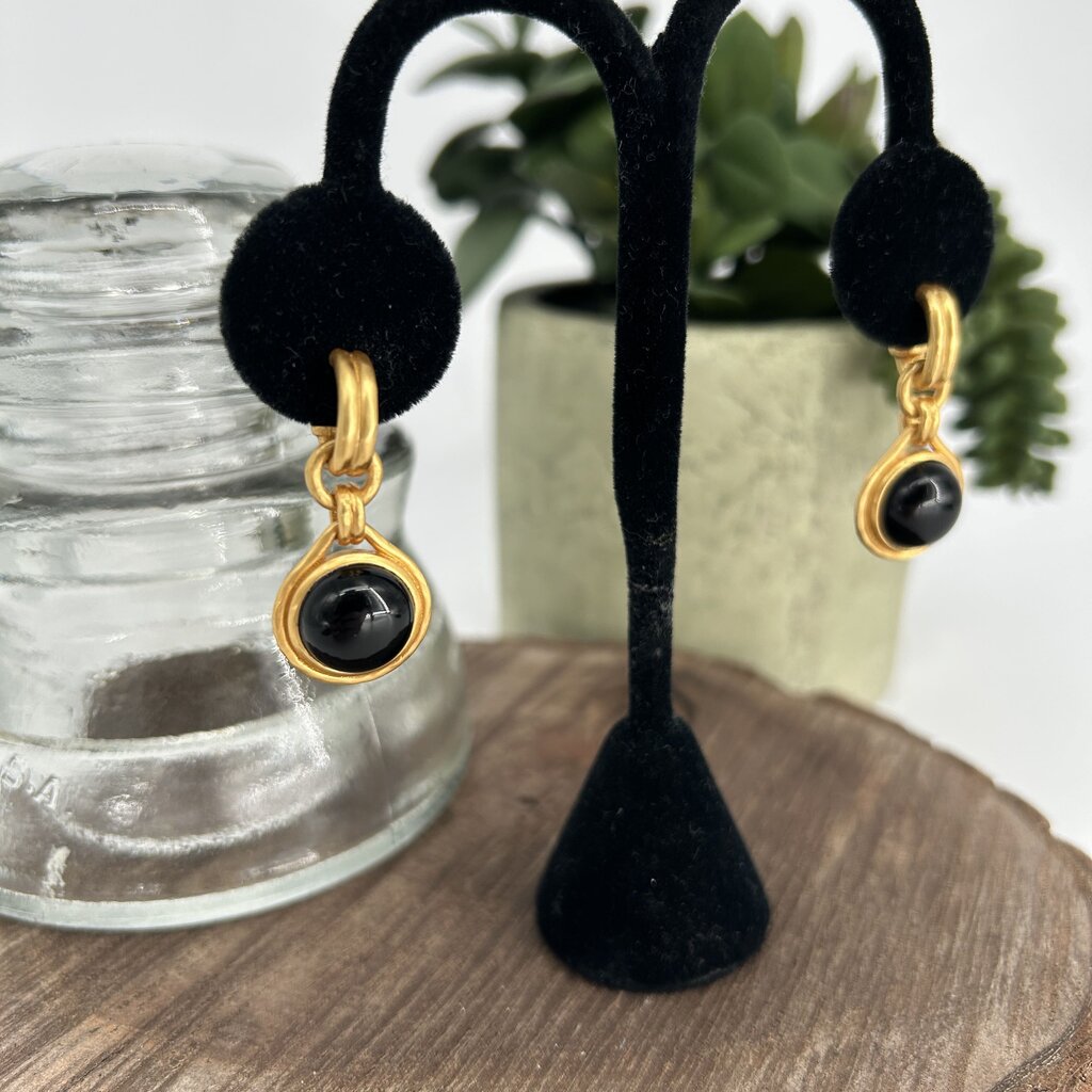 Julie Vos Solara Hoop & Charm Earrings