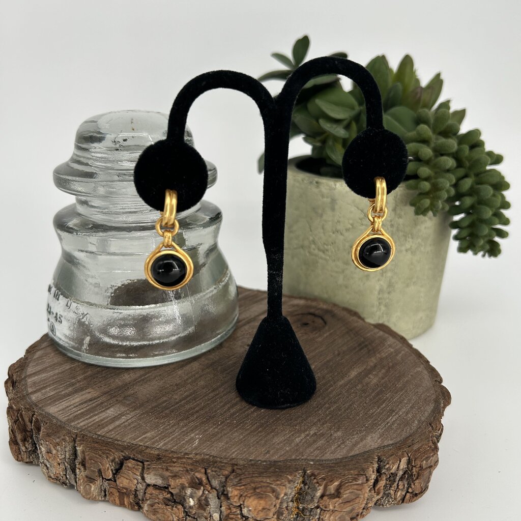 Julie Vos Solara Hoop & Charm Earrings