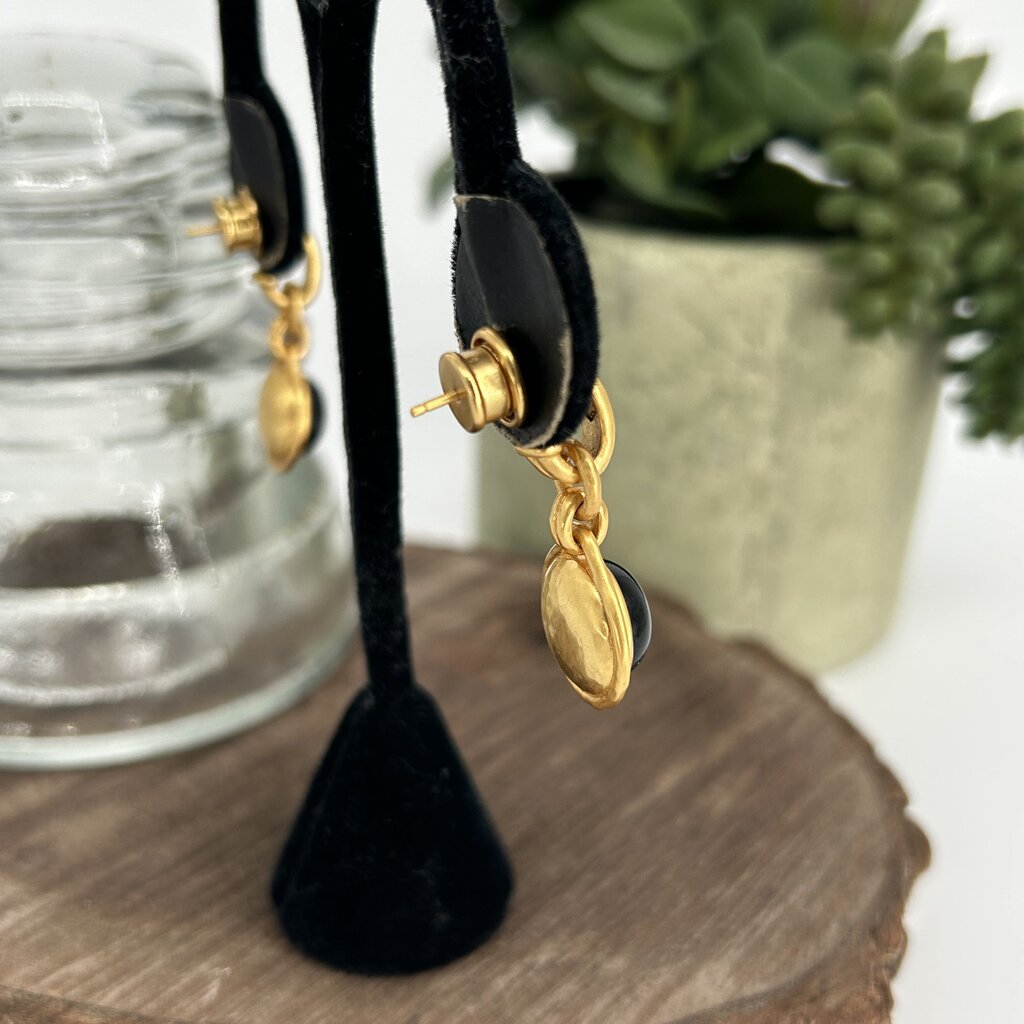 Julie Vos Solara Hoop & Charm Earrings