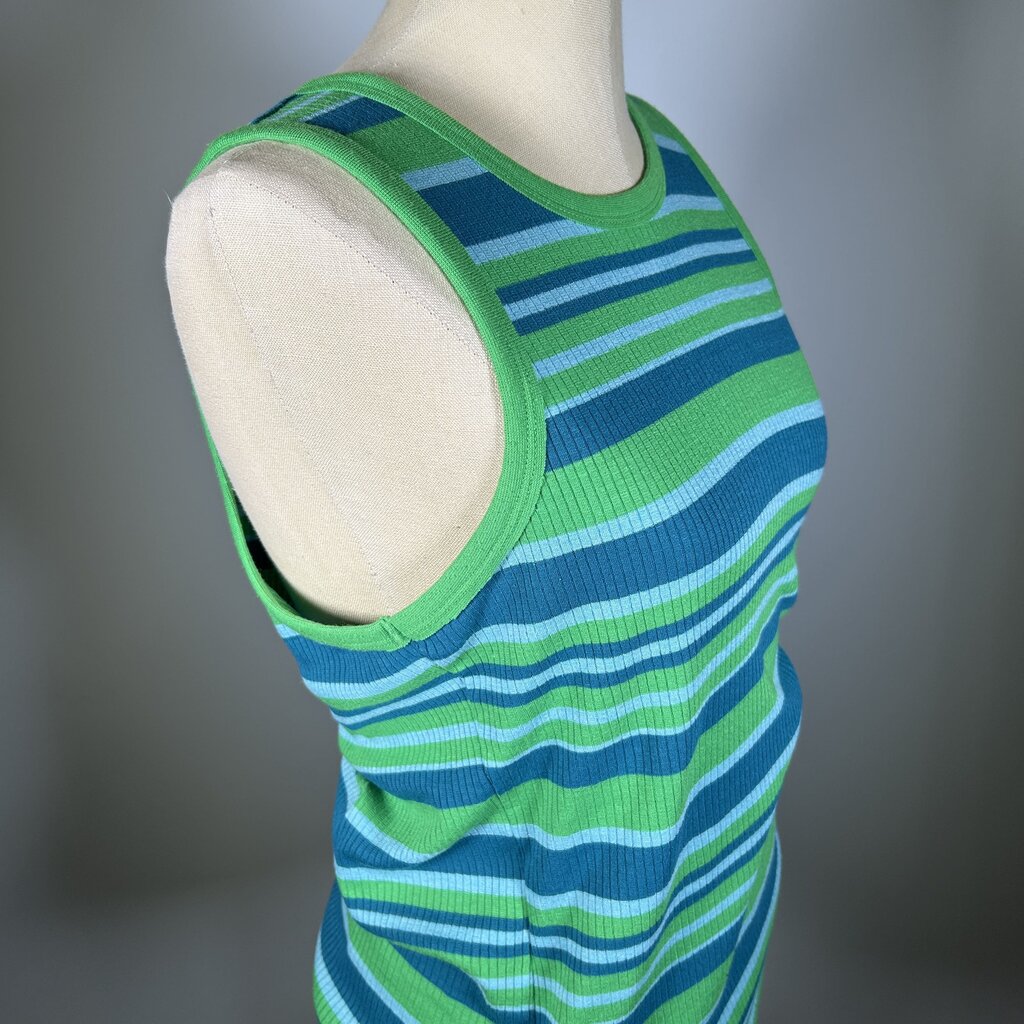 Maeve Slvls Stripe Shirt