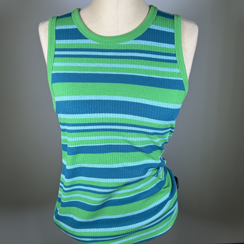 Maeve Slvls Stripe Shirt