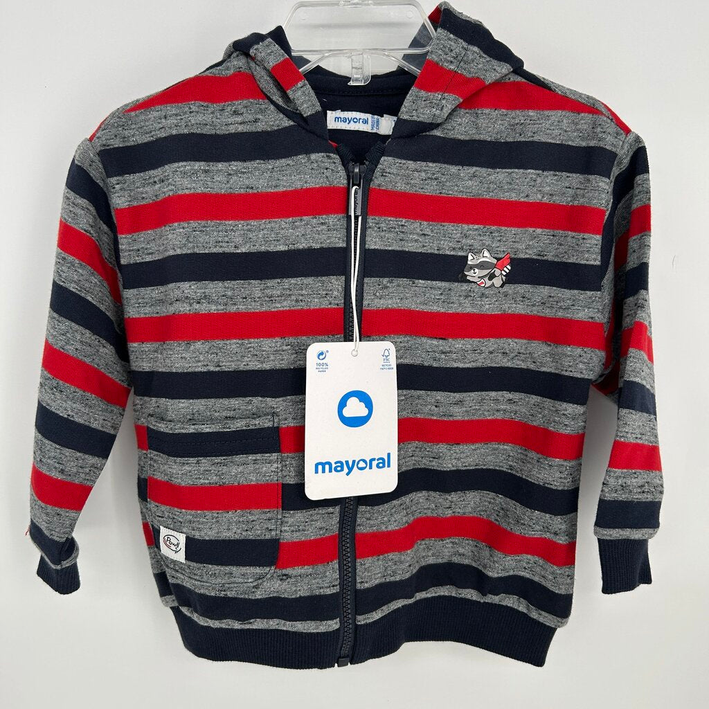 Mayoral Stripe Hoodie