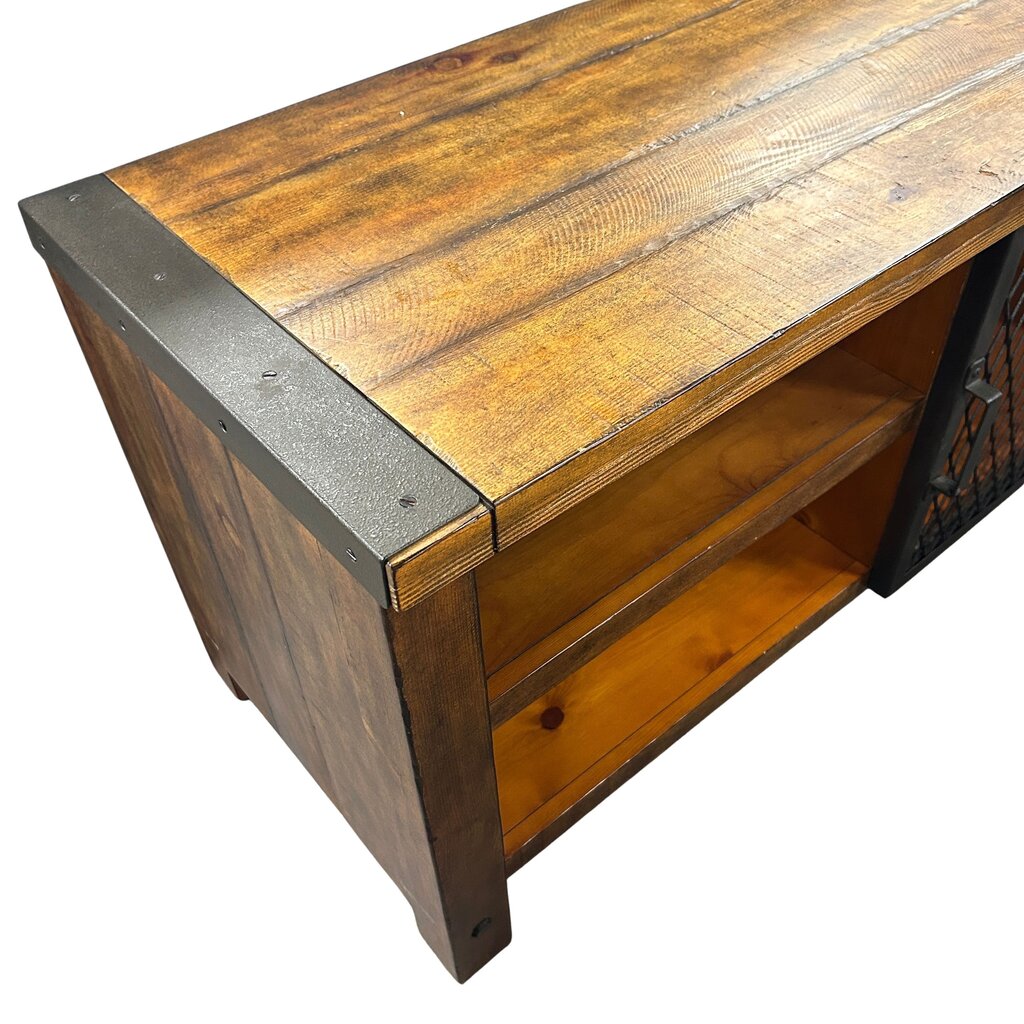 Wood & Metal TV Stand