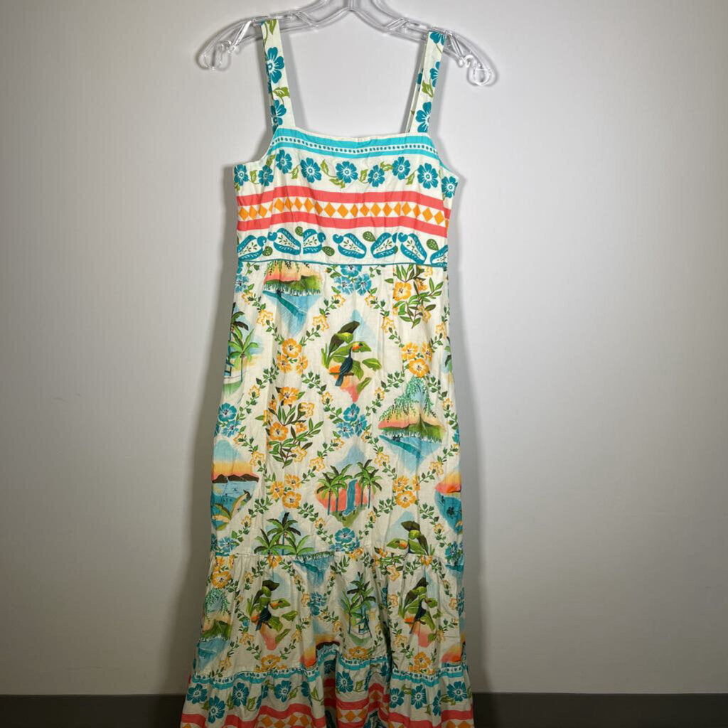 Farm Slvls Floral Maxi Dress
