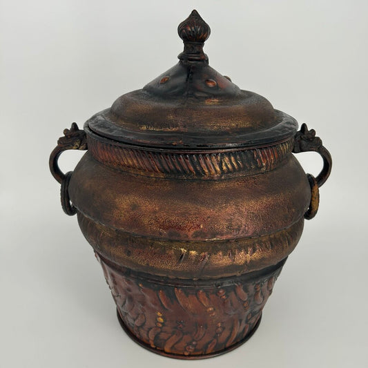 Metal Urn w/ Lid
