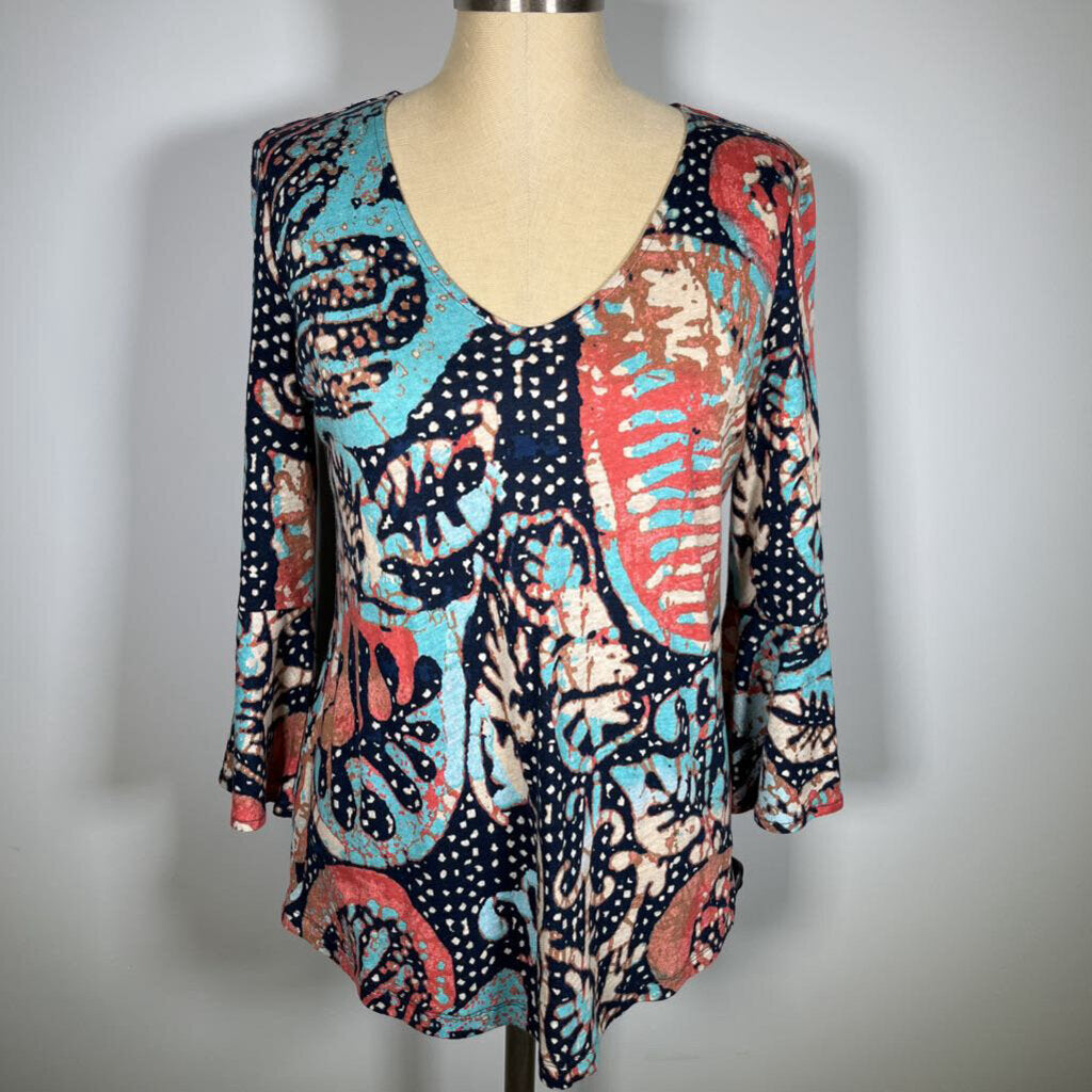 Nic + Zoe 3/4 Bell Slv Shirt