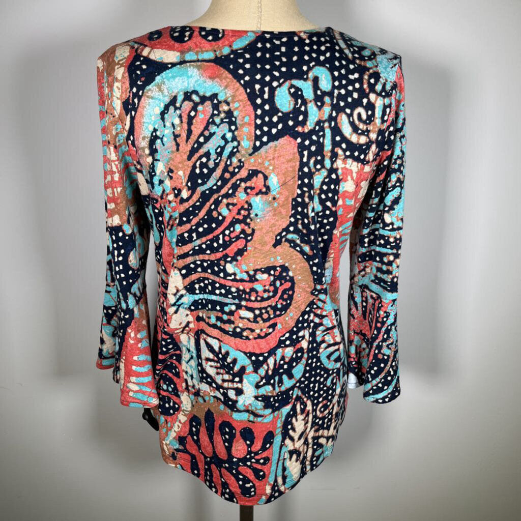 Nic + Zoe 3/4 Bell Slv Shirt