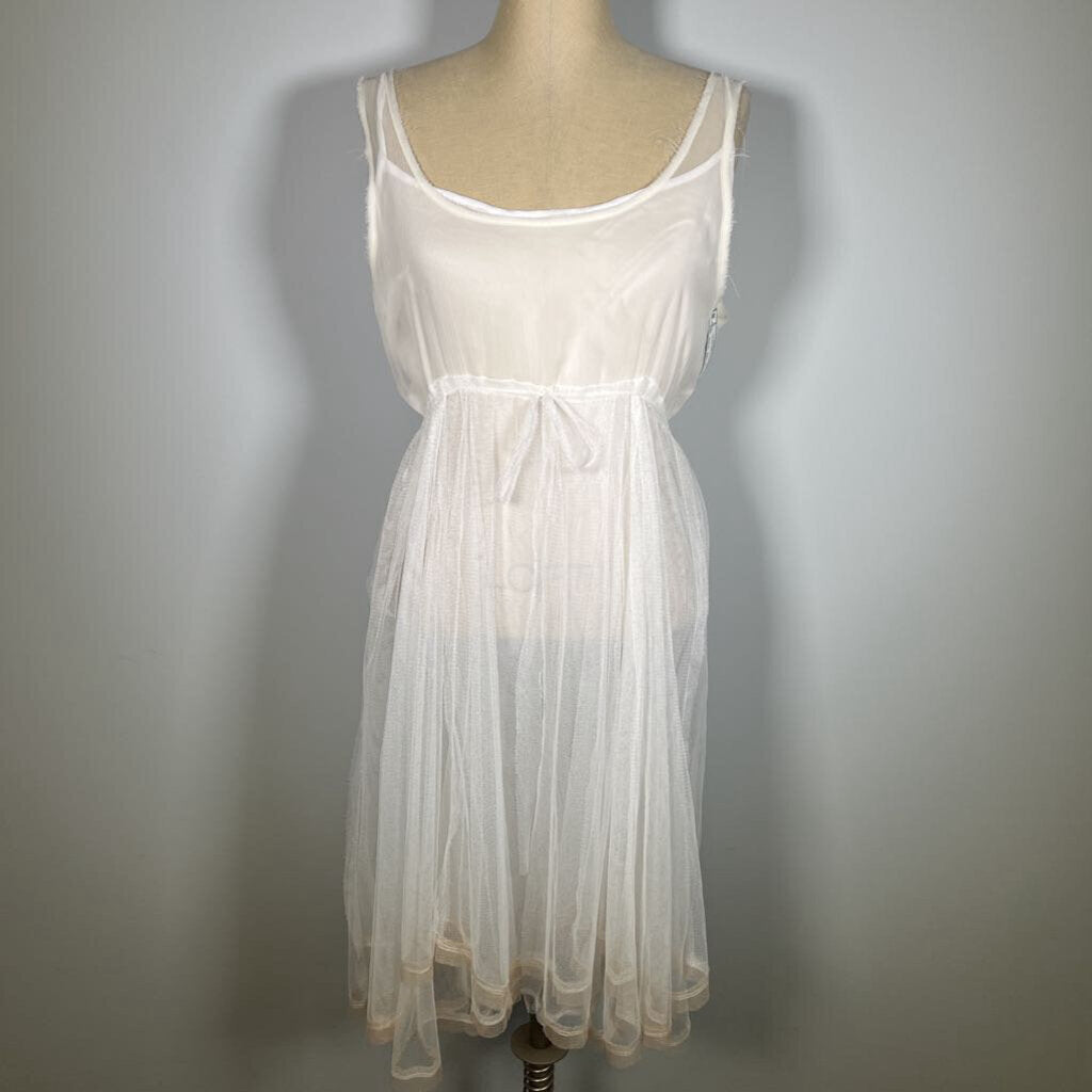 FP 2pc slvls Sheer Dress