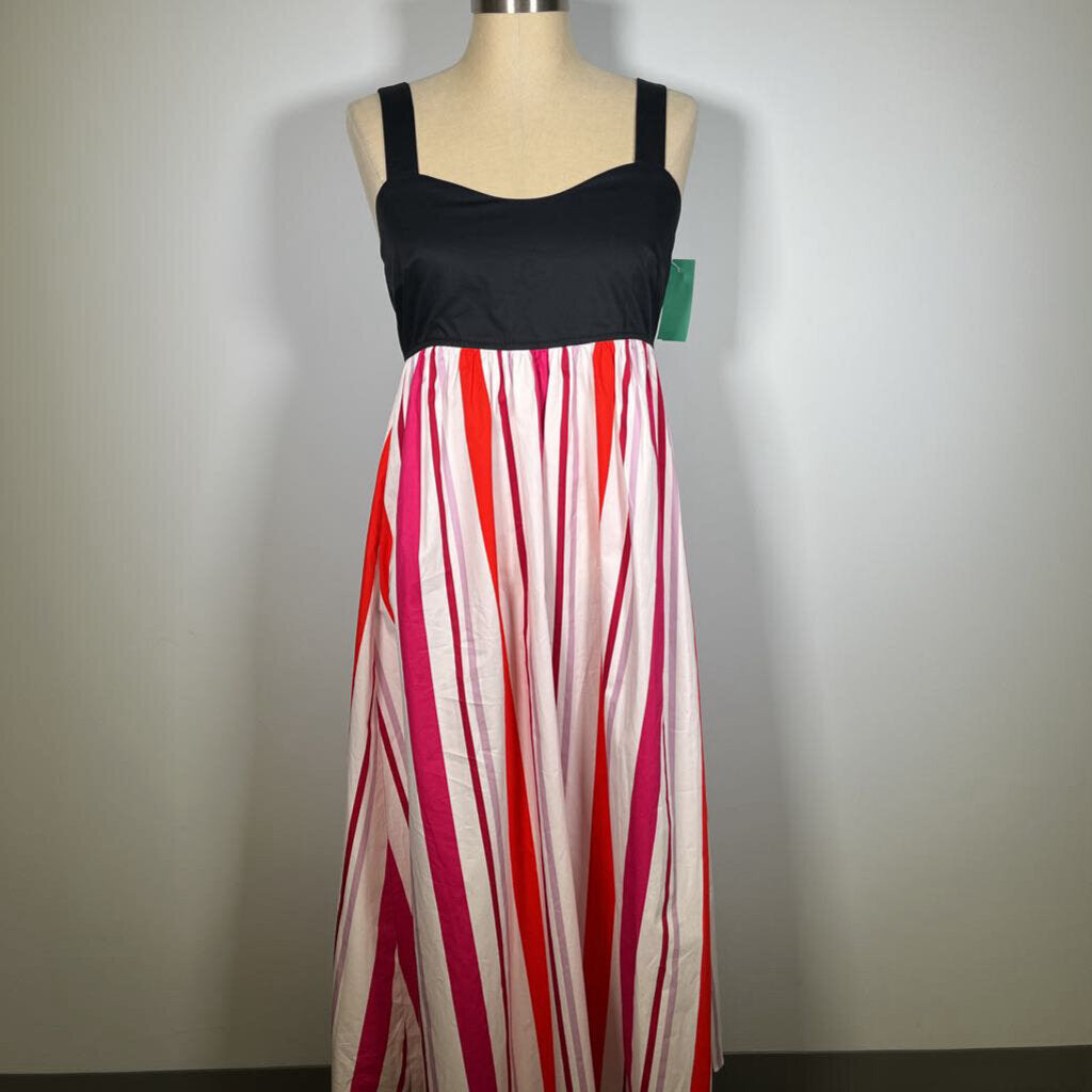 Kate Spade Slvls Stripe Maxi Dress