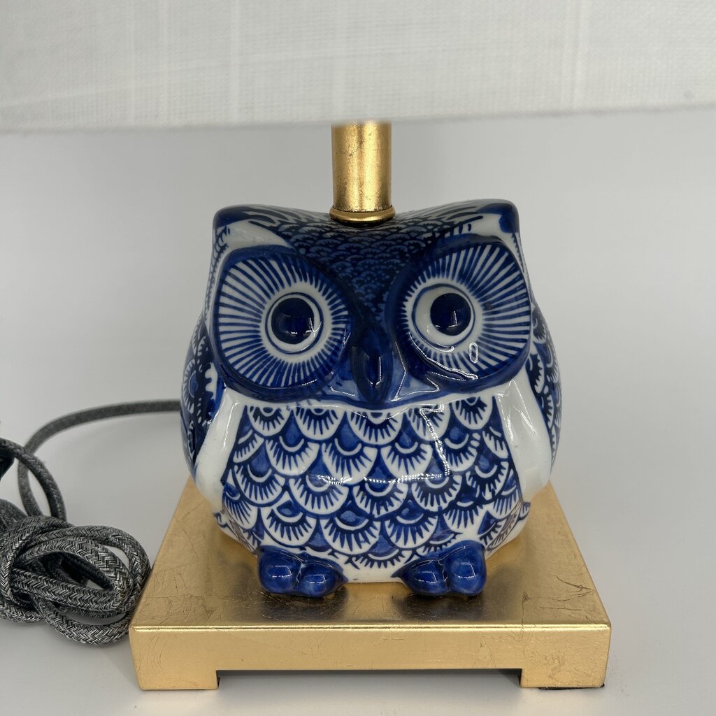 Ceramic Owl Base Lamp