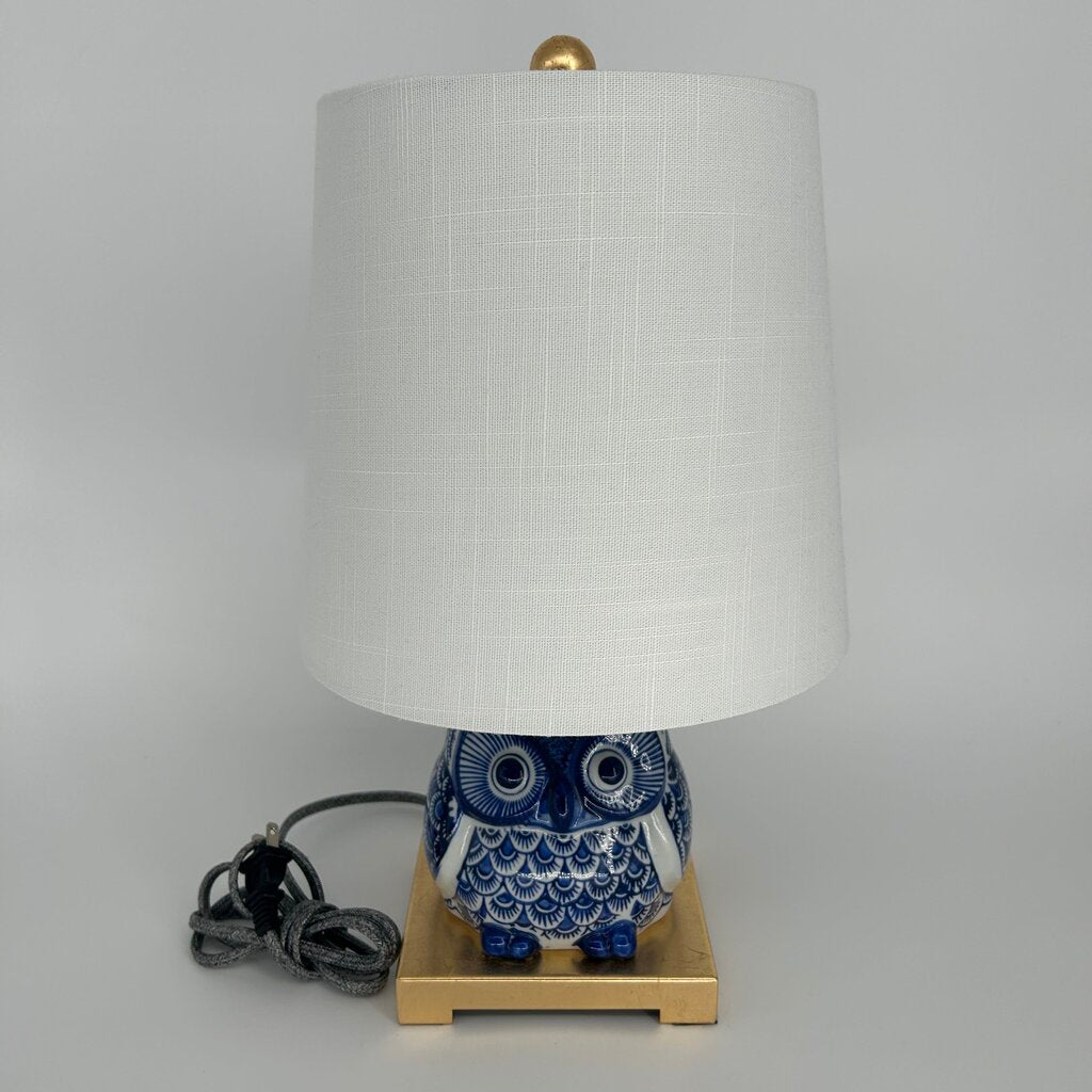Ceramic Owl Base Lamp