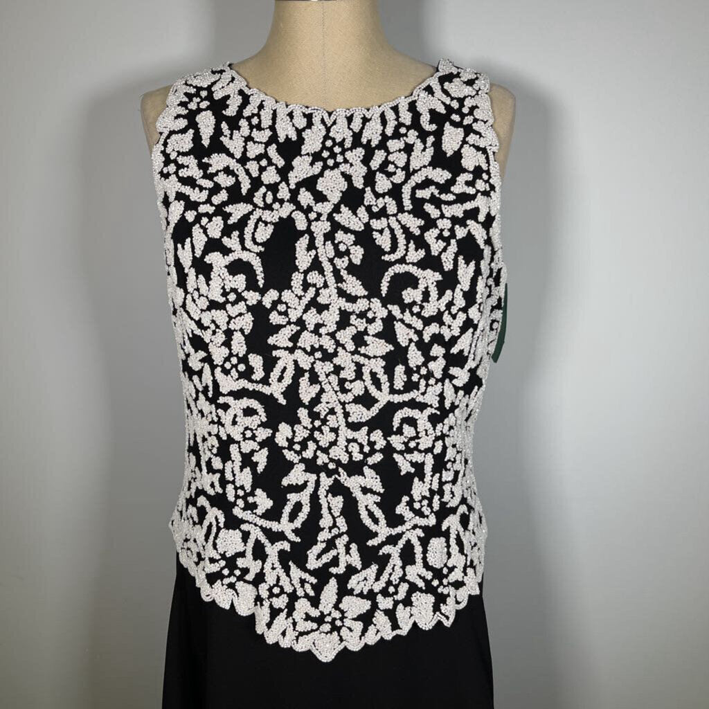 JKara Slvls Beaded Gown