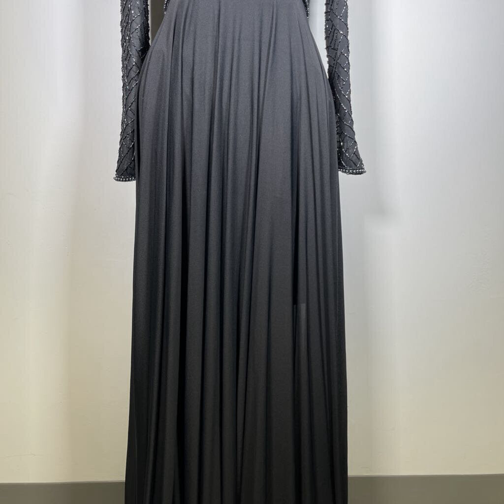 Victoria L/s Beaded VTG Gown