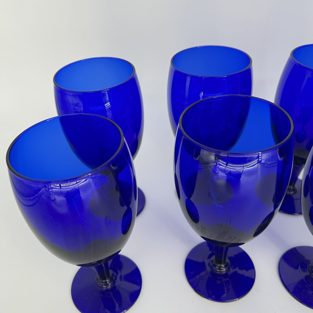 Tinted Goblet Glass Set