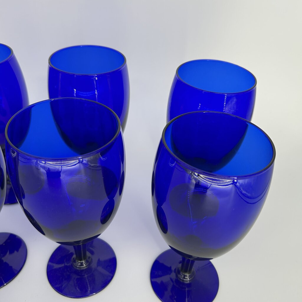 Tinted Goblet Glass Set