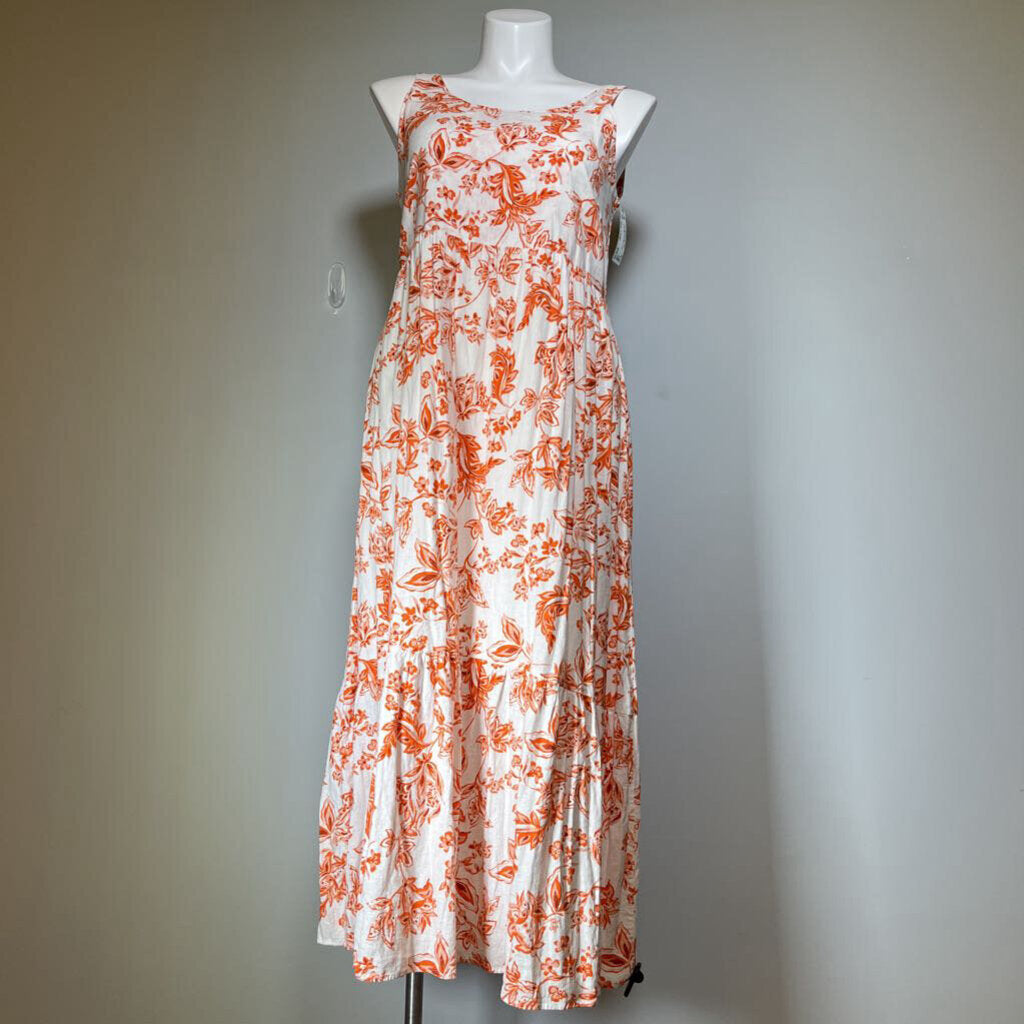 J Jill Slvls Floral Maxi Dress