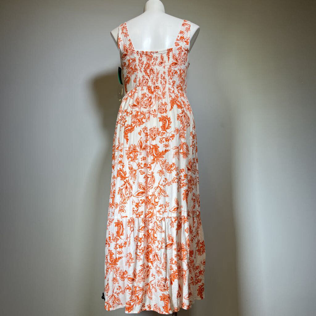J Jill Slvls Floral Maxi Dress