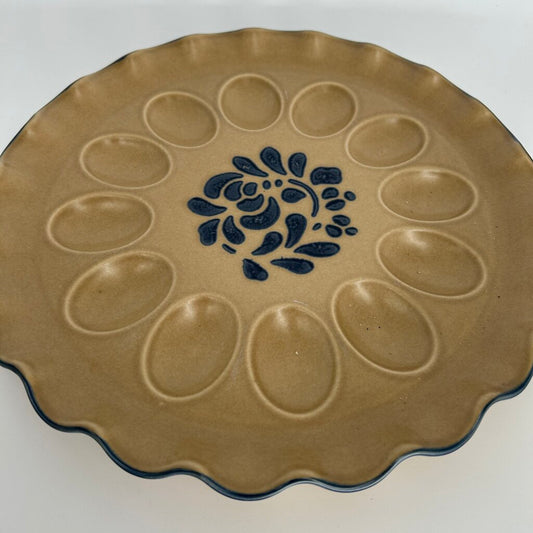 VTG Folk Art Egg Platter