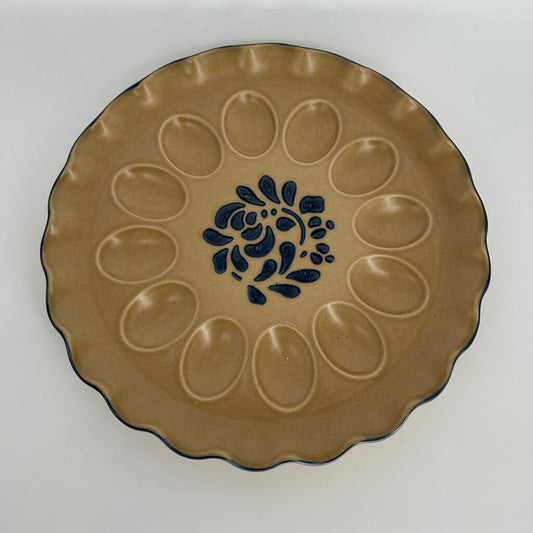 VTG Folk Art Egg Platter