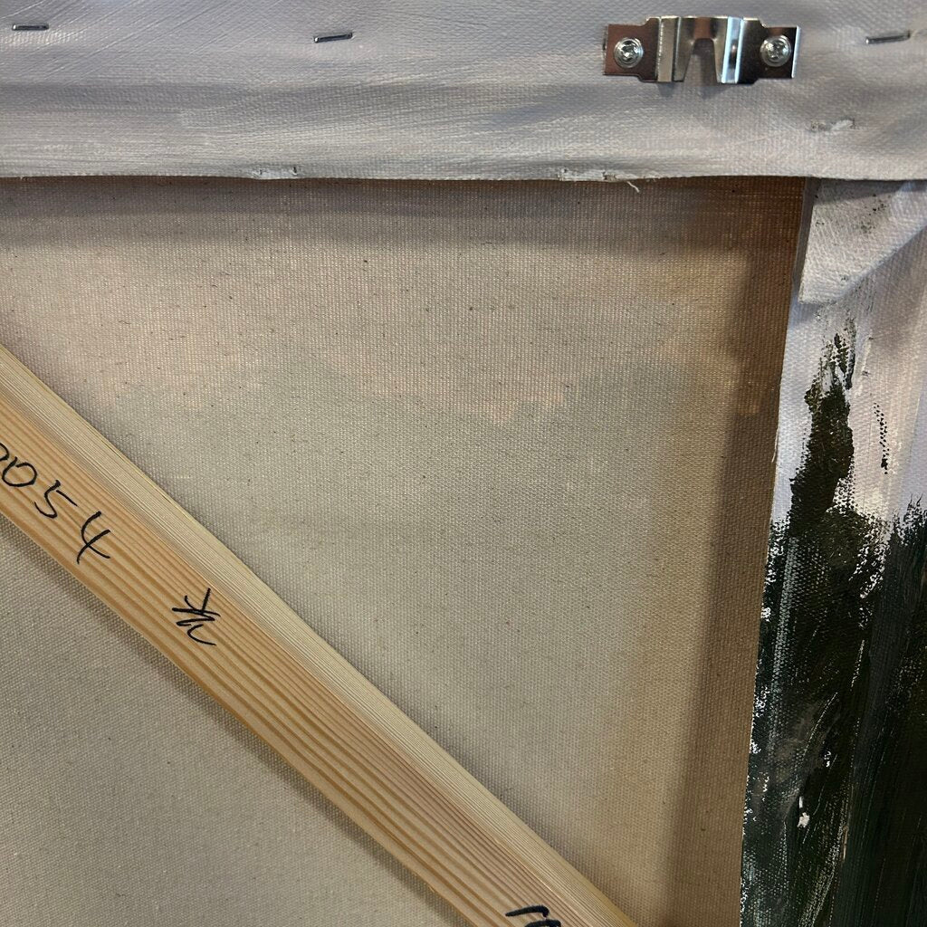 Trees on Bank Original Artwork