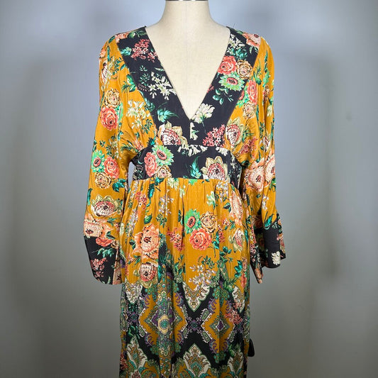 Anthropologie L/s Maxi Dress