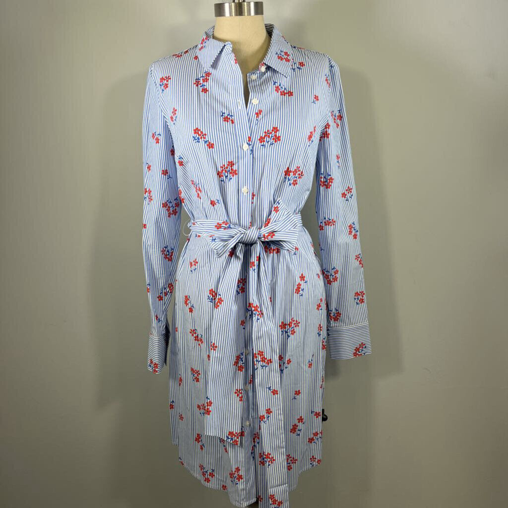 Boden L/s Striped Floral Dress